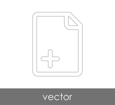 web tasarım ve uygulamalar için belge simgesi