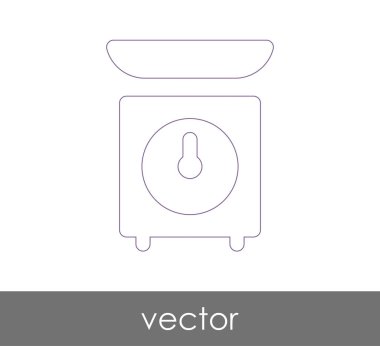 Gıda ölçek simgesi 