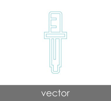 Damlalık tıbbi simge, vektör çizim