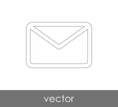 Vektör çizim, zarf simgesi, işareti  