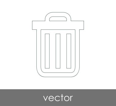 çöp kutusu simgesini