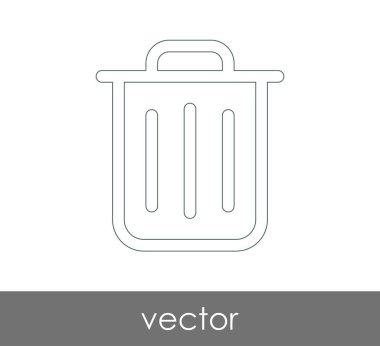 çöp kutusu simgesini