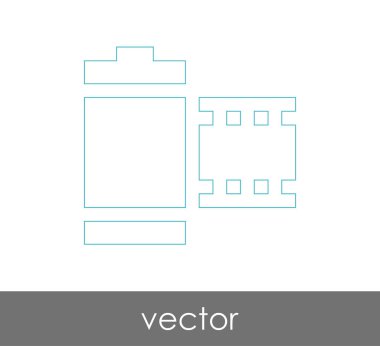 web tasarım ve uygulamalar için film simgesi