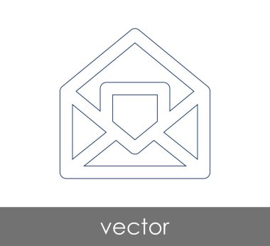 Vektör çizim, zarf simgesi, işareti  