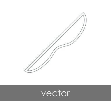 bıçak simgesi tasarım  