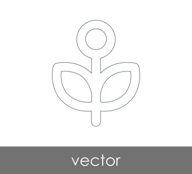 web tasarım ve uygulamalar için çiçek simgesi