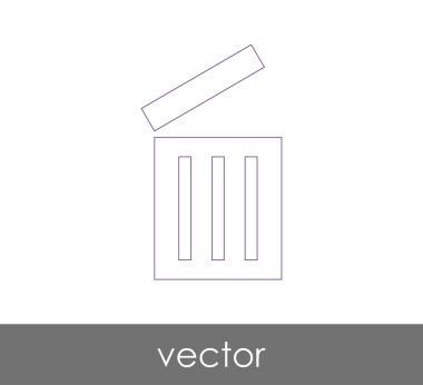 çöp kutusu simgesini