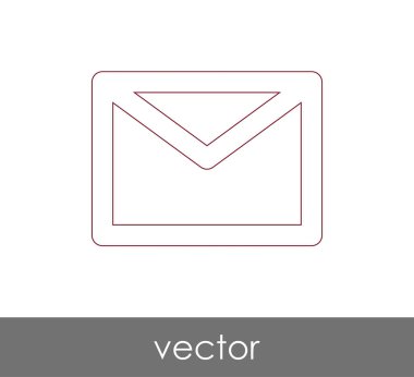 Vektör çizim, zarf simgesi, işareti  