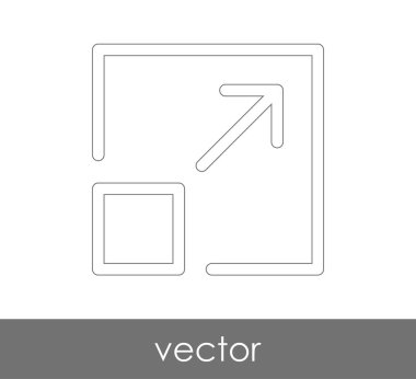 simgesi tasarım, vektör çizim genişletin