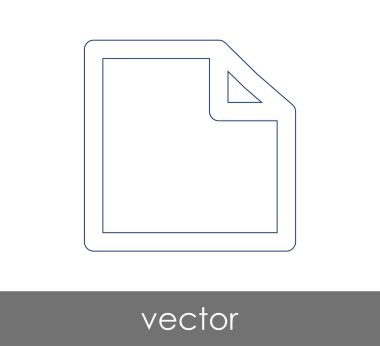 web tasarım ve uygulamalar için belge simgesi