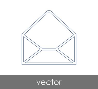 Vektör çizim, zarf simgesi, işareti  