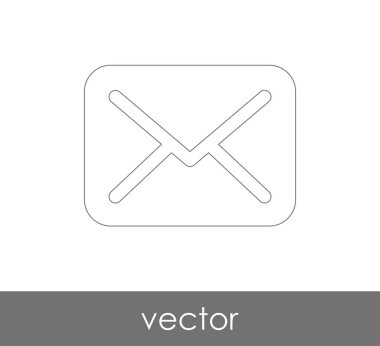 Vektör çizim, zarf simgesi, işareti  