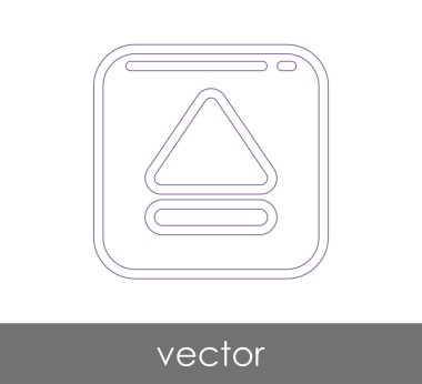 Vektör çıkarma simgesini