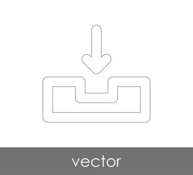 vektör çizim tasarım Arşiv simgesinin