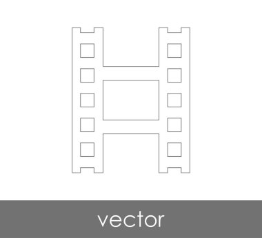 web tasarım ve uygulamalar için film simgesi