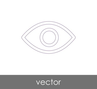 göz grafik simgesini, vektör çizim