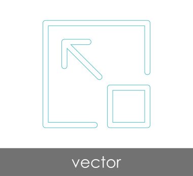 simgesi tasarım, vektör çizim genişletin