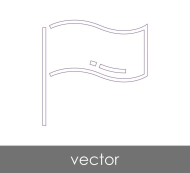 web tasarım ve uygulamalar için bayrak simgesi
