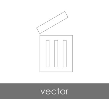 çöp kutusu simgesini