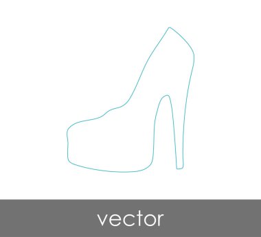 yüksek topuk simgesi