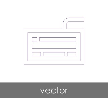 klavye simgesini tasarımını