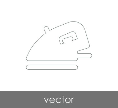 vektör çizim tasarım demir simgesinin