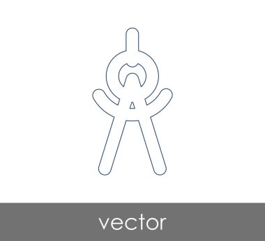 드로잉 나침반 아이콘