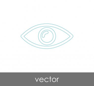 göz grafik simgesini, vektör çizim