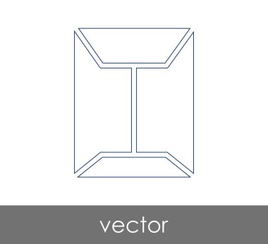 Vektör çizim, zarf simgesi, işareti  