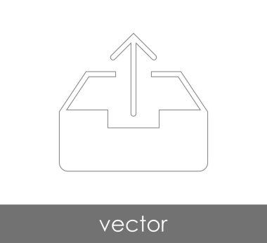 vektör çizim tasarım Arşiv simgesinin