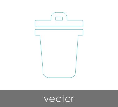 çöp kutusu simgesini