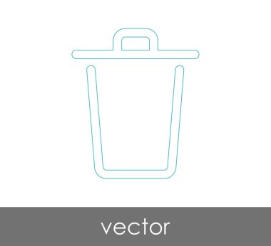 çöp kutusu simgesini