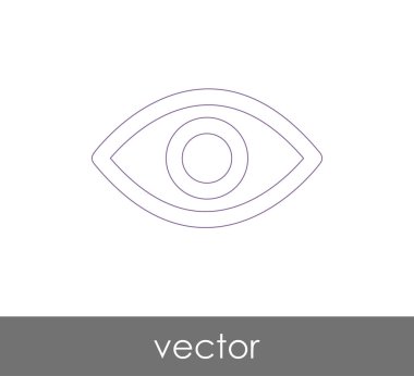 göz grafik simgesini, vektör çizim