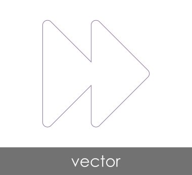 Hızlı ileri simgesi