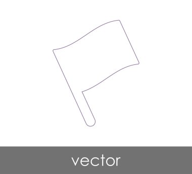 web tasarım ve uygulamalar için bayrak simgesi