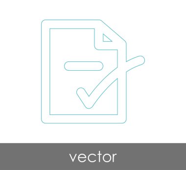 web tasarım ve uygulamalar için belge simgesi