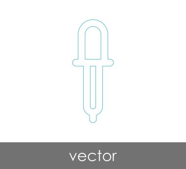 Damlalık tıbbi simge, vektör çizim