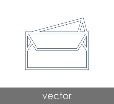 Vektör çizim, zarf simgesi, işareti  