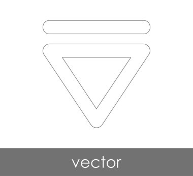 Vektör çıkarma simgesini