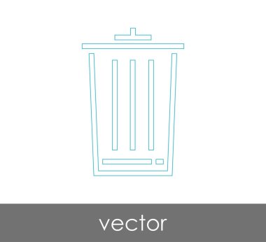 çöp kutusu simgesini