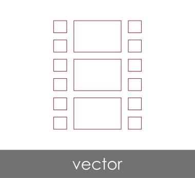 web tasarım ve uygulamalar için film simgesi