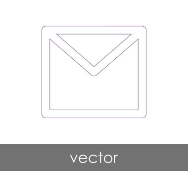Vektör çizim, zarf simgesi, işareti  