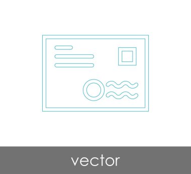 Vektör çizim, zarf simgesi, işareti  