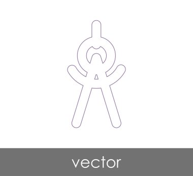 드로잉 나침반 아이콘