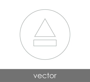 Vektör çıkarma simgesini