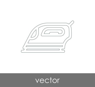 vektör çizim tasarım demir simgesinin