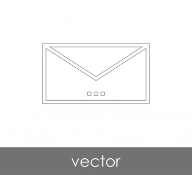 Vektör çizim, zarf simgesi, işareti  