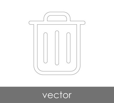 çöp kutusu simgesini