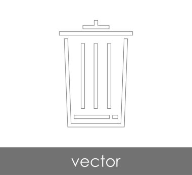 çöp kutusu simgesini