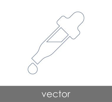 Damlalık tıbbi simge, vektör çizim